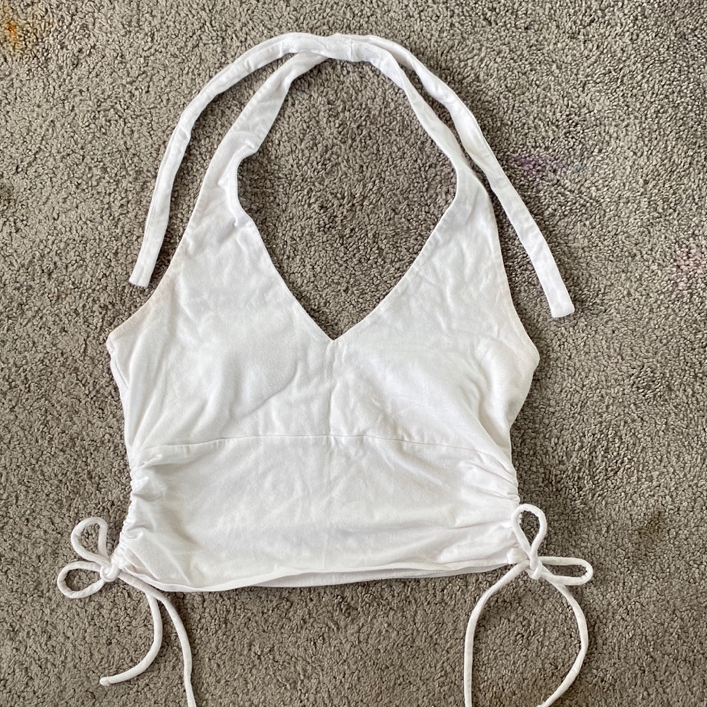 White Crop Top